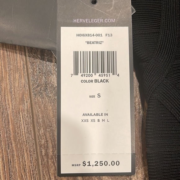 Herve Leger Beatriz Essential A-line Dress - Picture 10 of 10